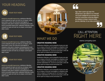 Five Star Luxury Hotels Brochure Template Preview 2