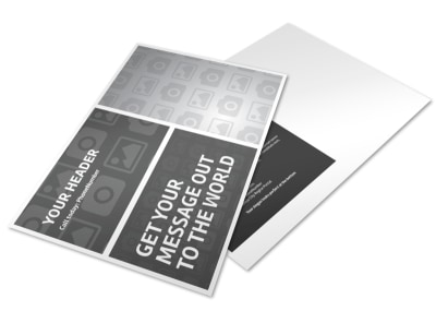 Generic Postcard Template 11090 preview