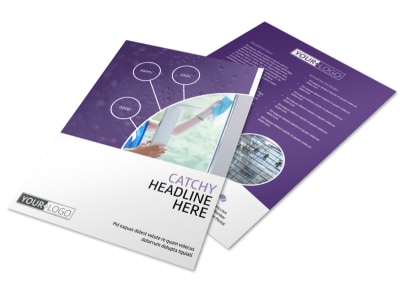 Window Cleaning Service Flyer Template preview