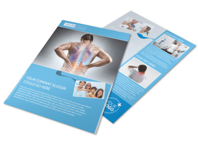 Family Chiropractic Clinic Flyer Template preview