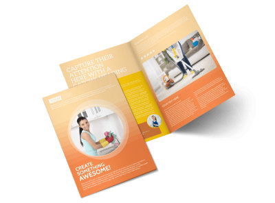 General Cleaning Services Bi-Fold Brochure Template 2 preview