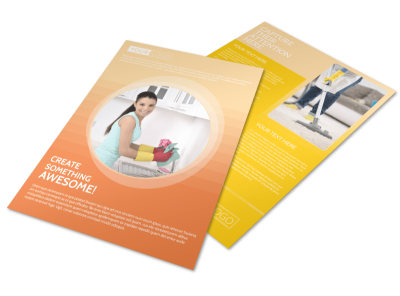 General Cleaning Services Flyer Template preview