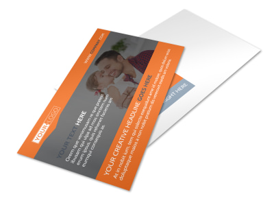 Fun Holiday Party Service Postcard Template 2 preview