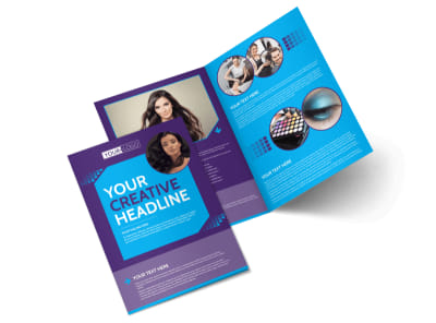 Beauty & Hair Salon Studio Bi-Fold Brochure Template 2 preview