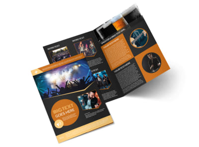 Always Live Music Concert Bi-Fold Brochure Template 2 preview