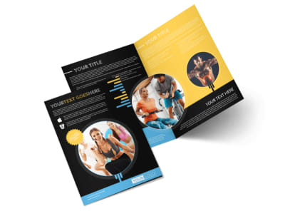 Your Personal Fitness Bi-Fold Brochure Template 2 preview
