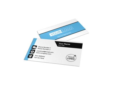 Your Personal Fitness Business Card Template preview