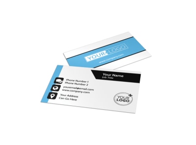 Your Personal Fitness Business Card Template preview