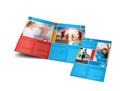 Reliable Health Insurance Bi-Fold Brochure Template preview