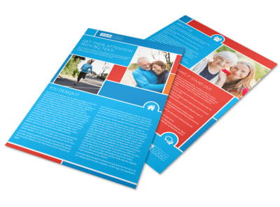 Reliable Health Insurance Flyer Template preview