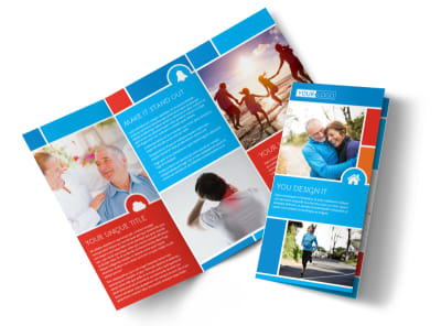 Reliable Health Insurance Tri-Fold Brochure Template preview