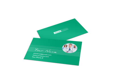 Medical Service Center Business Card Template preview