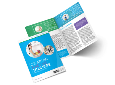 Top House Cleaning Service Bi-Fold Brochure Template 2 preview