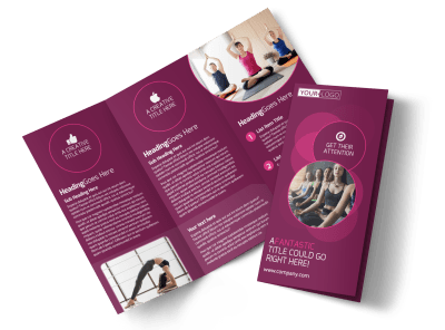 Yoga Brochures Template Preview