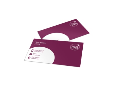 Core Yoga Fitness Business Card Template preview