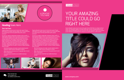 The Beauty Parlour Brochure Template Preview 1