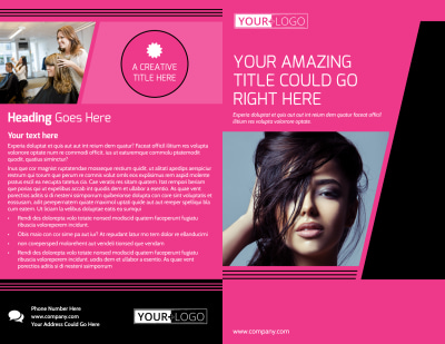 The Beauty Parlour Brochure Template Preview 1