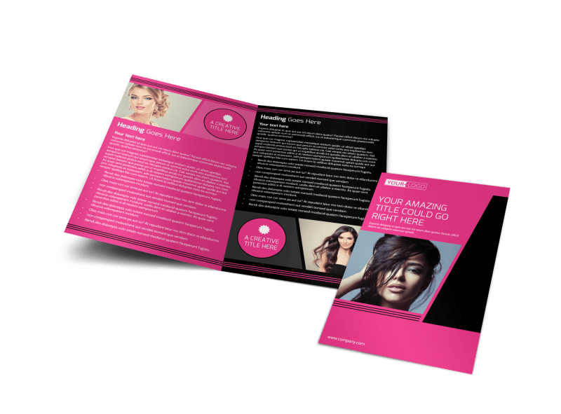 The Beauty Parlour Brochure Template Preview 1