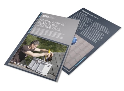 Reliable Roof Cleaning Flyer Template 3 preview