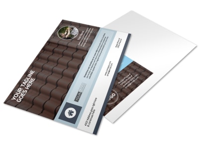 Reliable Roof Cleaning Postcard Template preview