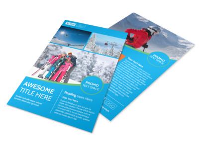 Popular Ski Resort Flyer Template 3 preview
