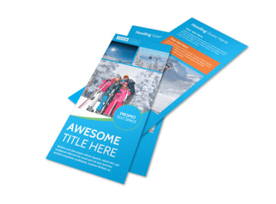 Popular Ski Resort Flyer Template 2 preview