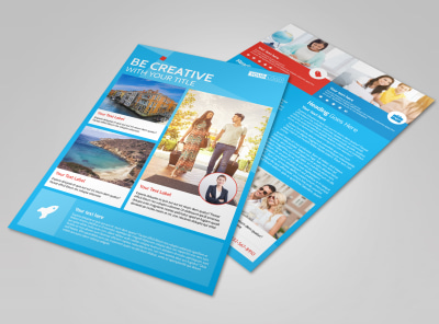 Awesome Travel Agents Flyer Template preview