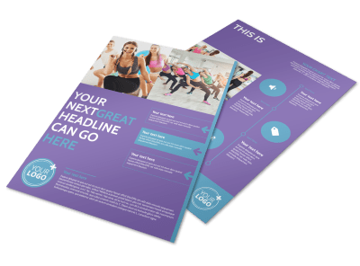 Fitness Flyers Template Preview