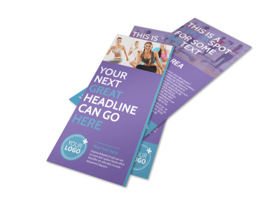 Aerobics Class Flyer Template 2 preview