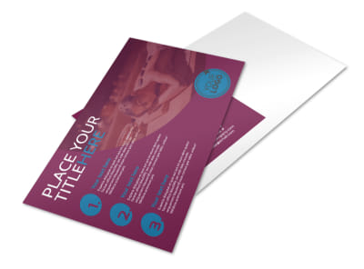 Spa Resort Getaway Postcard Template preview