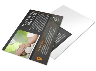 Creative Beauty Spa Postcard Template 2 preview