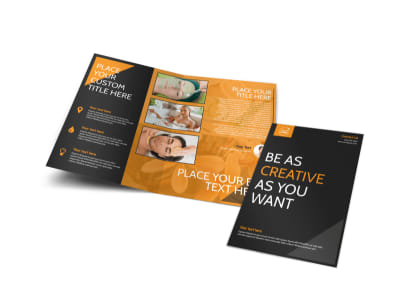 Creative Beauty Spa Bi-Fold Brochure Template preview