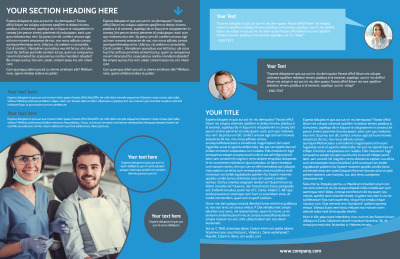 Dental Care Clinic Brochure Template Preview 2