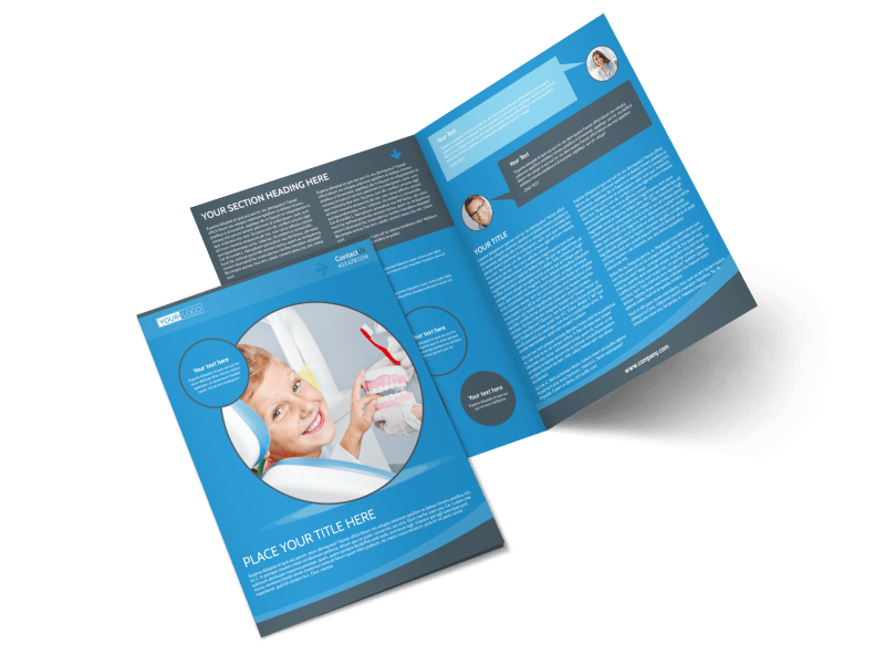 Dental Care Clinic Brochure Template Preview 1