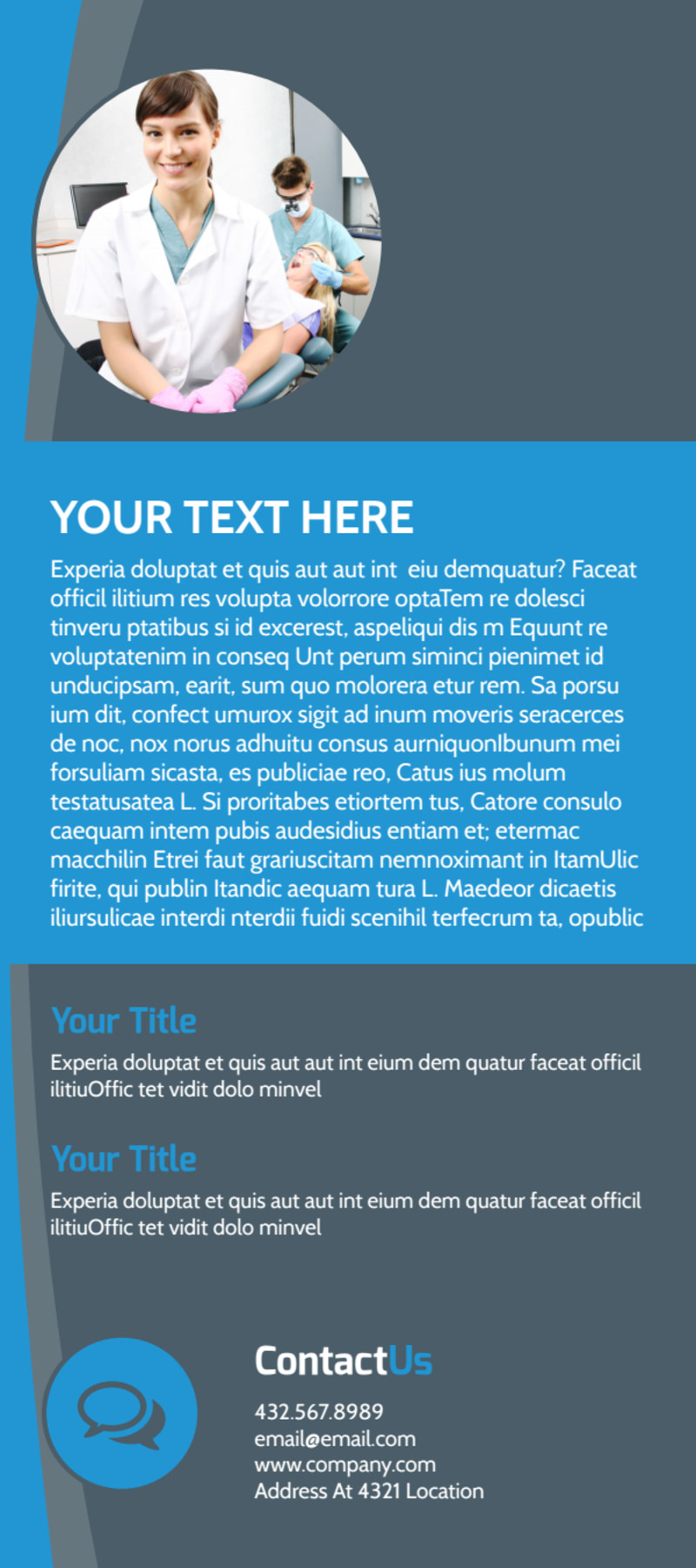 Dental Care Clinic Side 2 Image