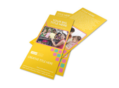 Fun Daycare Service Flyer Template 2 preview