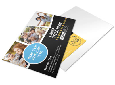 Family Photography Service Postcard Template 2 preview