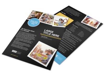 Family Photography Service Flyer Template preview