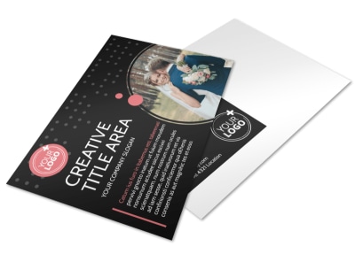 Beautiful Wedding Photography Postcard Template 2 preview