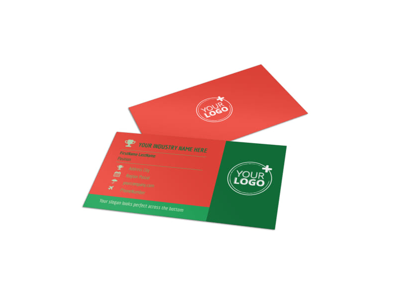 Fresh Local Produce Business Card Template