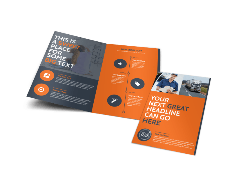 Moving Company Brochure Template Preview 1