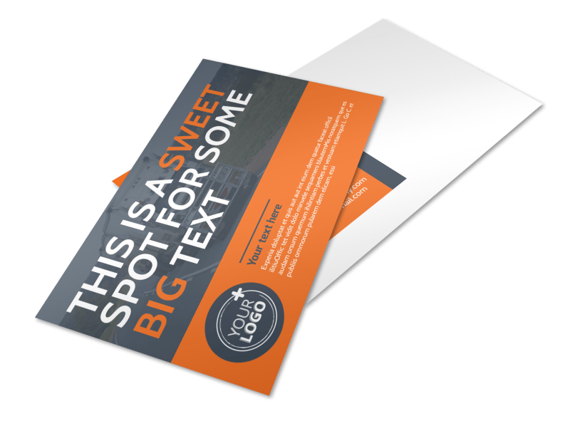 Moving Company Postcard Template Preview 1