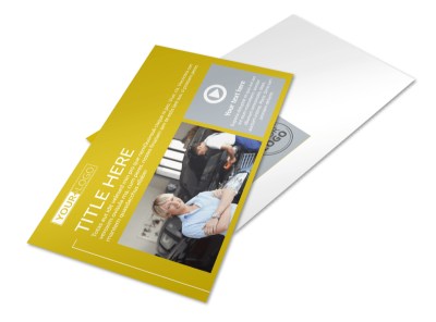 Auto Body & Repair Postcard Template preview