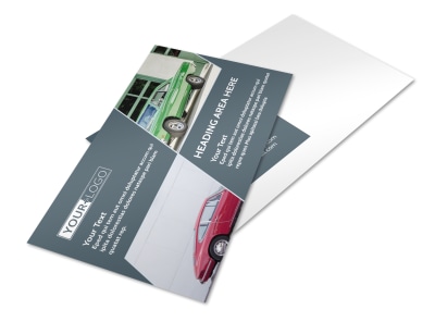 Custom Automotive Postcard Template preview