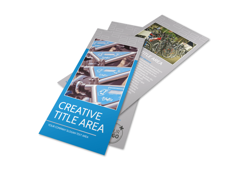 Bicycle Rental Service Flyer Template Preview 1