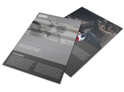 Auto Collision Repair Flyer Template preview