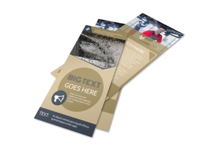 Collision & Glass Repair Flyer Template preview