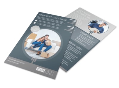 Apartment Moving Pros Flyer Template preview
