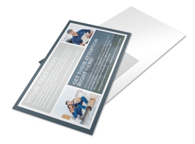 Apartment Moving Pros Postcard Template preview