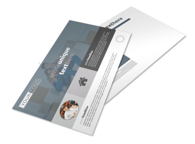 Affordable Moving Company Postcard Template preview